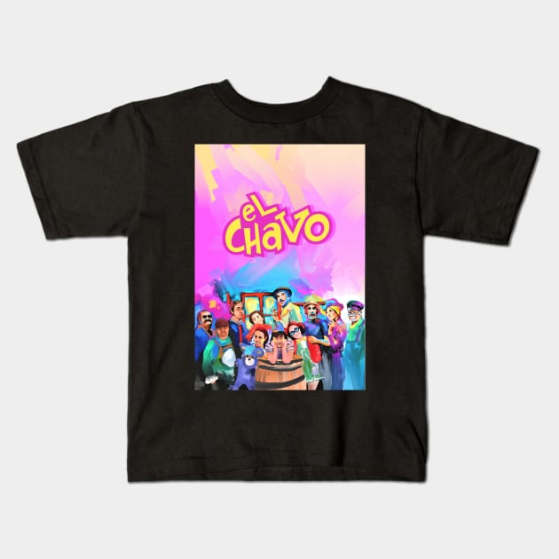 el chavo del 8 Kids T-Shirt by mailsoncello